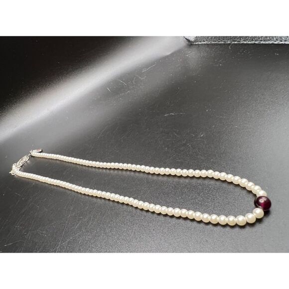 Tommy Hilfiger Faux Pearl Necklace - Picture 2 of 5
